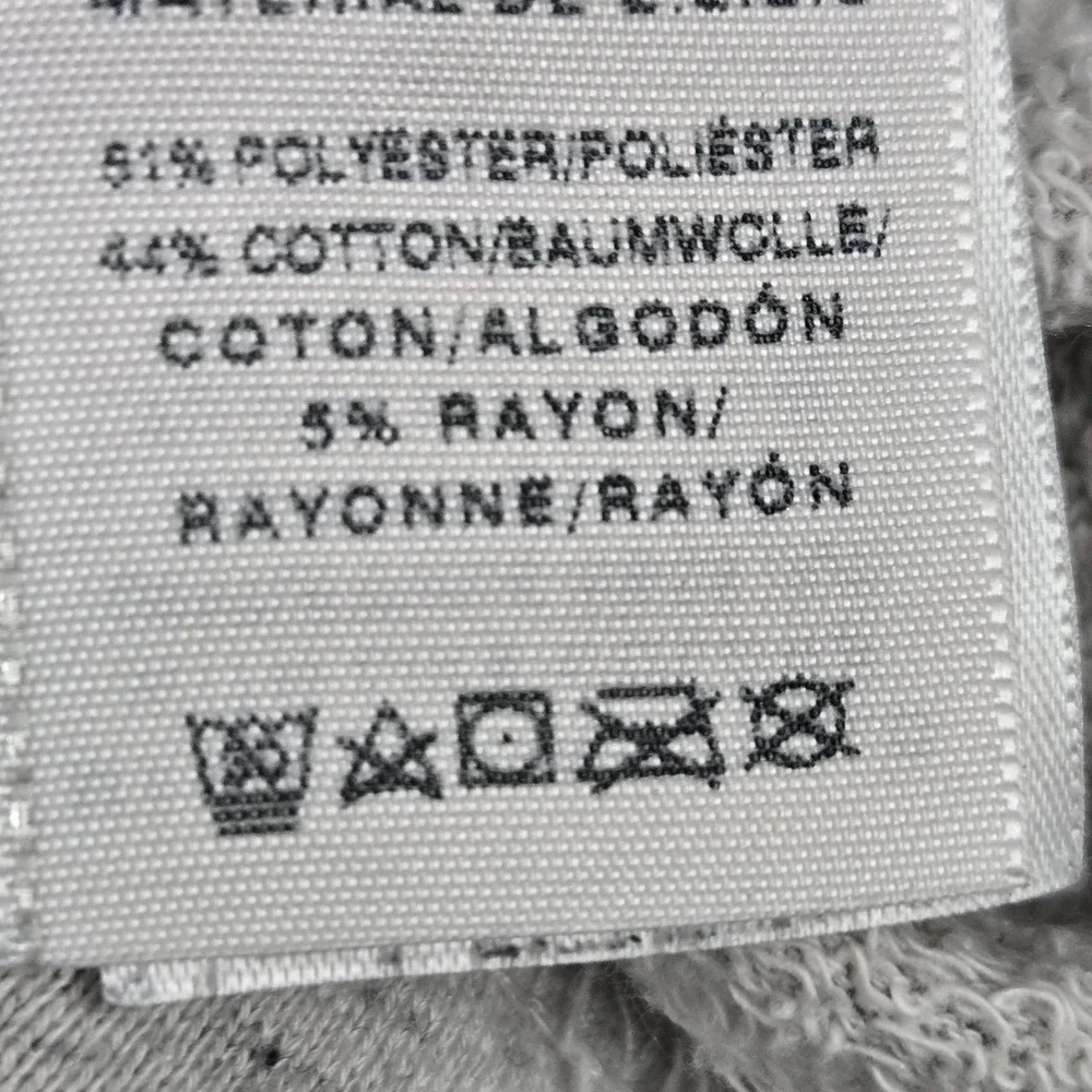 True Religion Men‎ Jersey M Gray Logo Lead Off Baseball Button